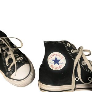 Black High Top Converse | Size 8.5W